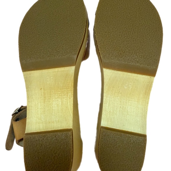 Swedish Hasbeens Cross Strap Sandals – Size 38 – Never Worn - Picture 5 of 9